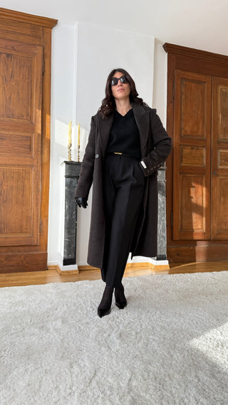 Manteau HUGO Marron Foncé