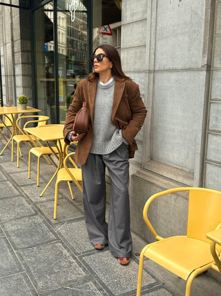 Blazer Suédine Diana Camel