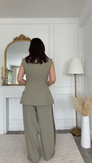 Blazer Gilet tilleul
