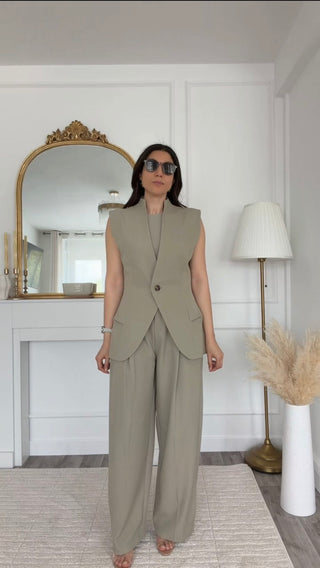 Blazer Gilet tilleul
