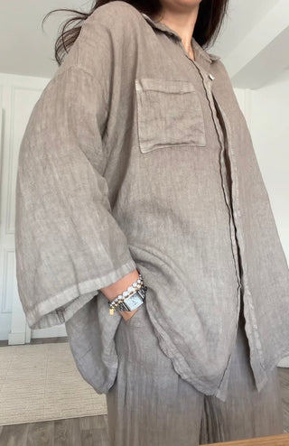 Ensemble Lin taupe