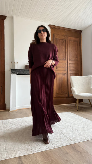 Jupe MIMI Bordeaux