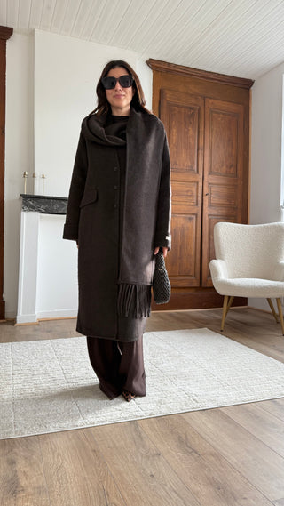 Manteau SIGNATURE Marron Foncé