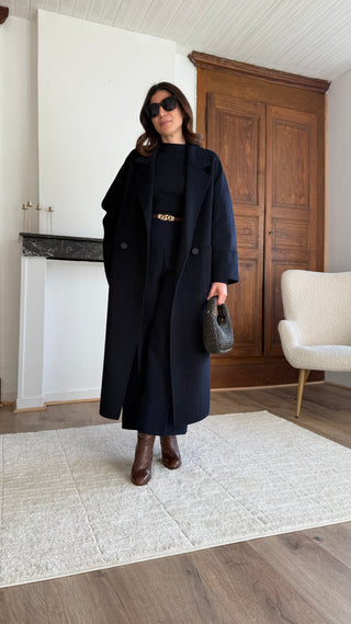 Manteau SOPHIA Bleu Nuit