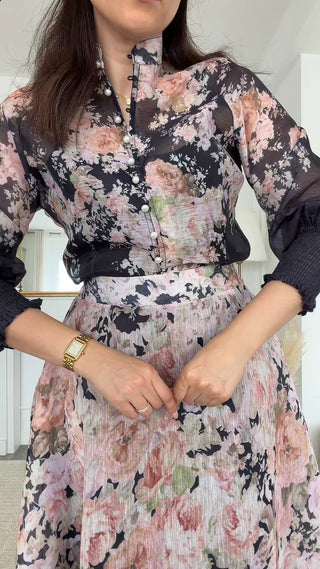 FLORA DARK BLEU
