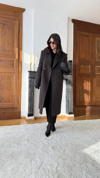 Manteau HUGO Marron Foncé