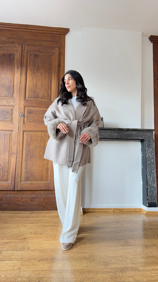 Manteau MiMi Taupe